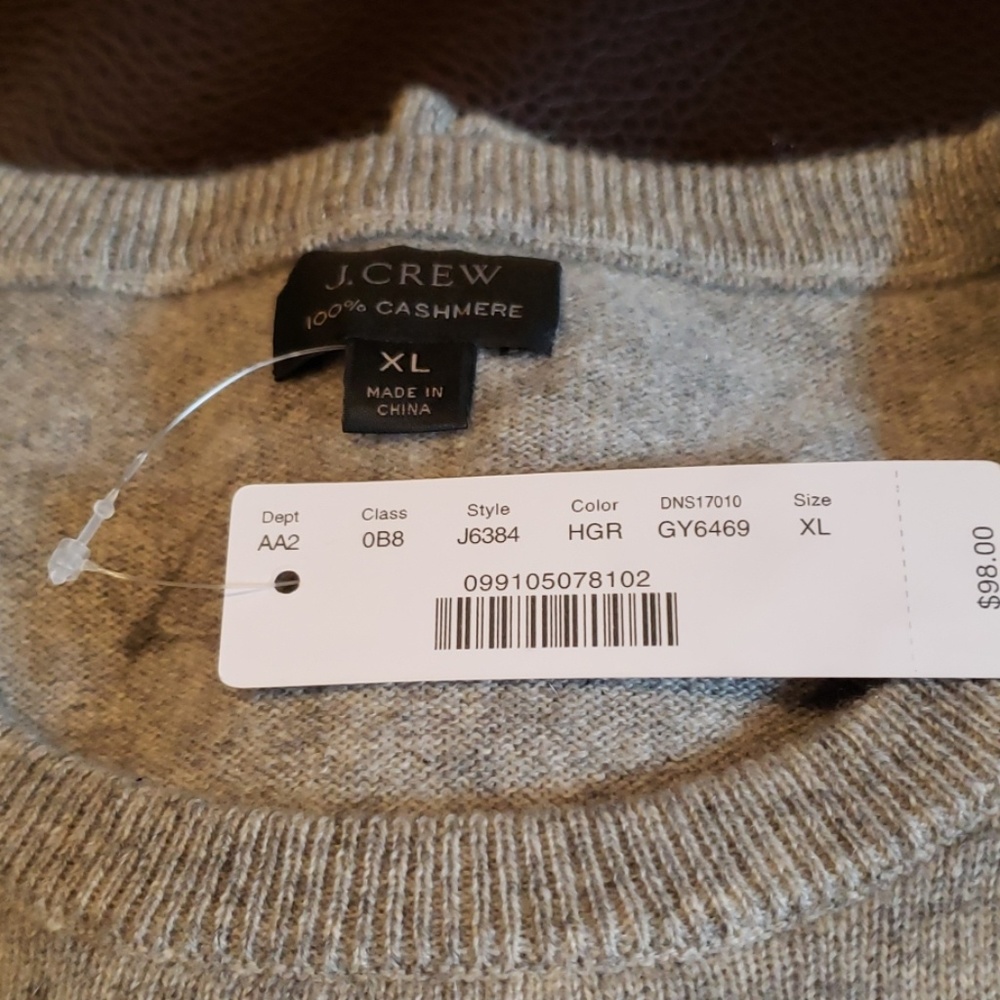 Men's light Gray J. Crew sweater